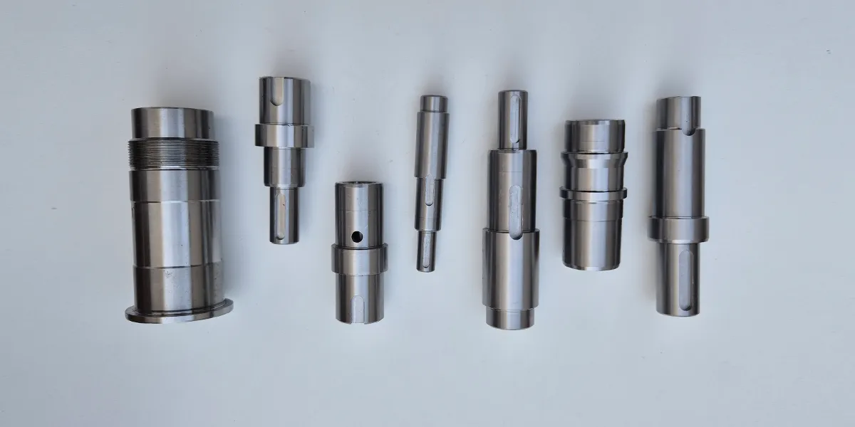 CNC-gedrehte Adapterwellen aus 16MnCr5, gehärtet und geschliffen